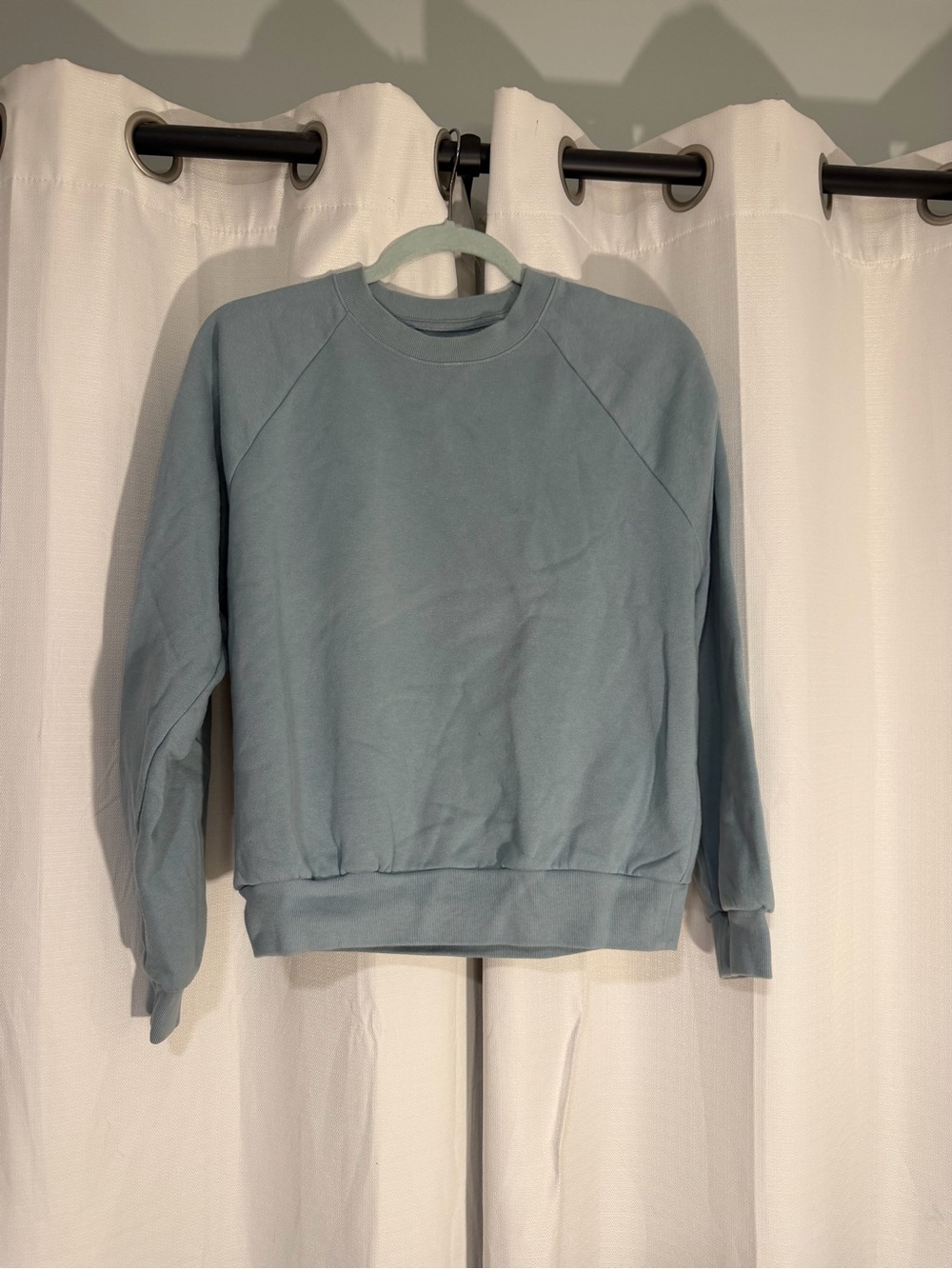 GAP Women's Dusty Blue Crewneck Sweater